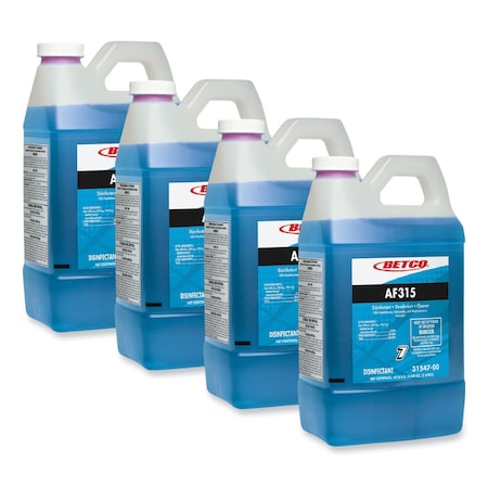 Betco Cleaners & Detergents, Bottle, Citrus Floral, 4 PK 3154700